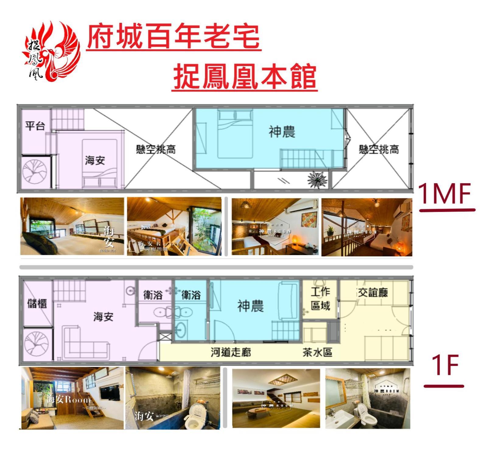 捉鳳凰 台南百年老宅包棟導覽民宿系列catchphoenix Centennial Guesthouse ภายนอก รูปภาพ